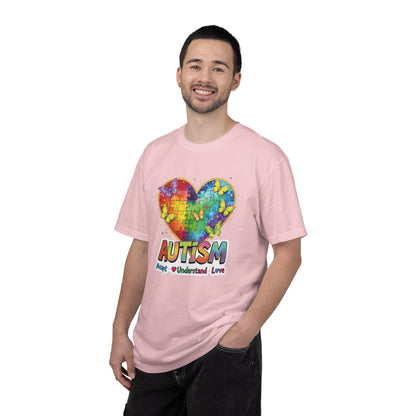 Autism Puzzle Heart T-shirt | Accept Understand Love