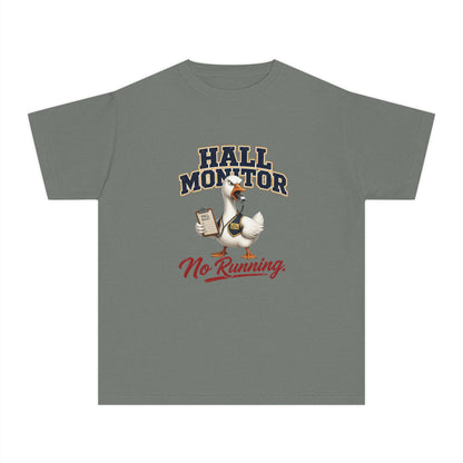 Hall Monitor Goose No Running Tee | Kids school safety shirt