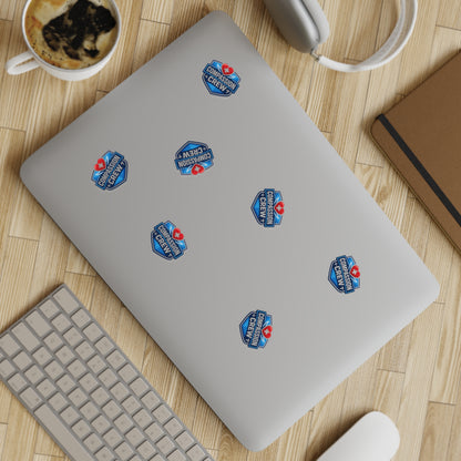 Compassion Crew Badge Sticker Sheet