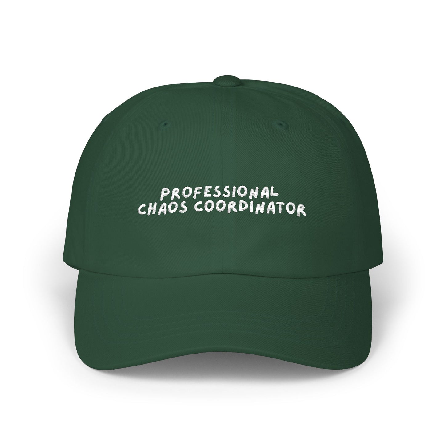 Professional Chaos Coordinator Dad Cap | Humorous Baseball Hat