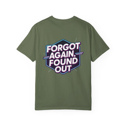 Gen X-Hausted Unisex T-shirt, Forgot Again Found Out Funny Tee, Gen X Humor Gift, Retro 80s 90s Shirt, Vintage Style Clothing