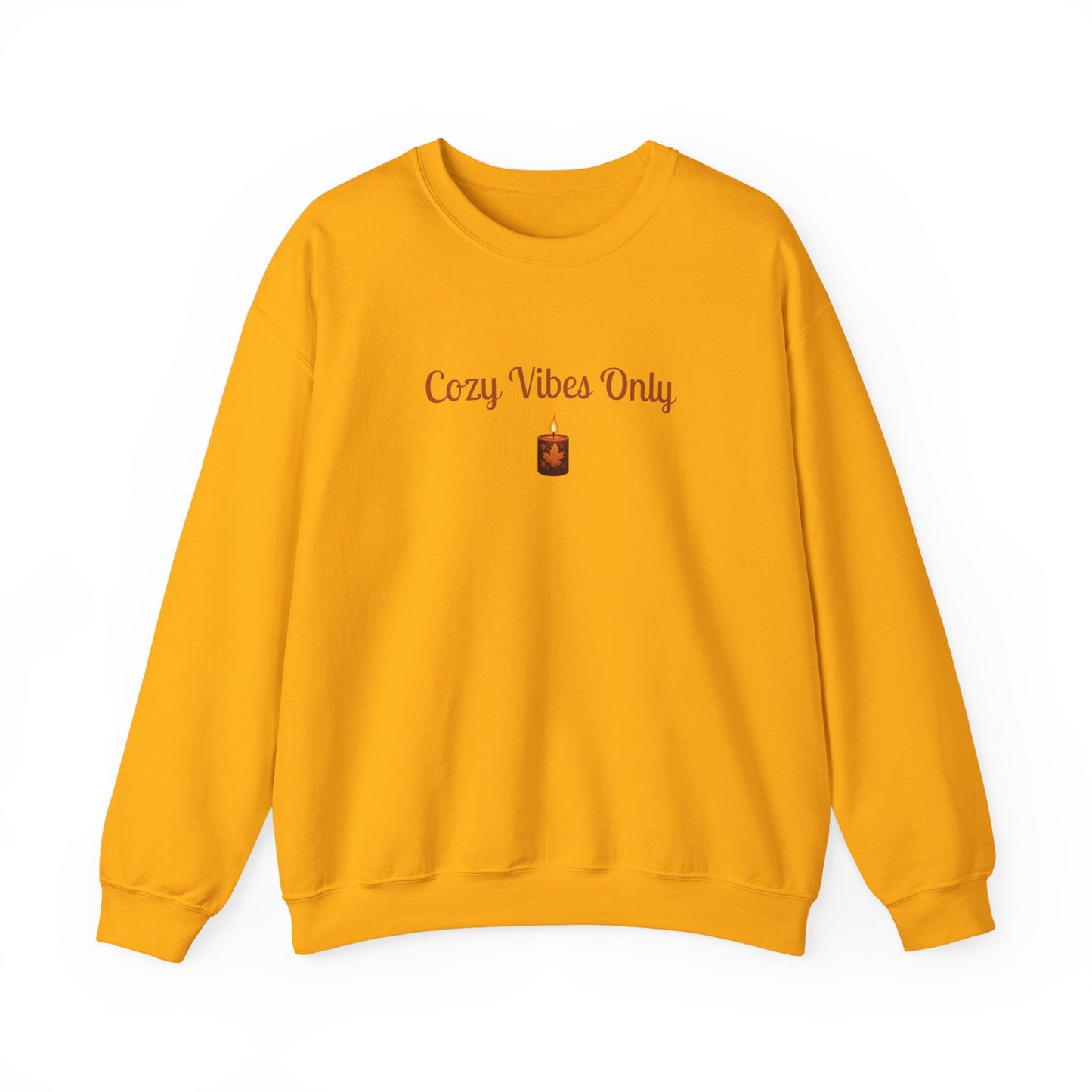 Cozy Vibes Only Sweatshirt, Unisex Crewneck, Casual Wear, Fall Fashion, Gift for Her, Cozy Apparel, Warm Layering