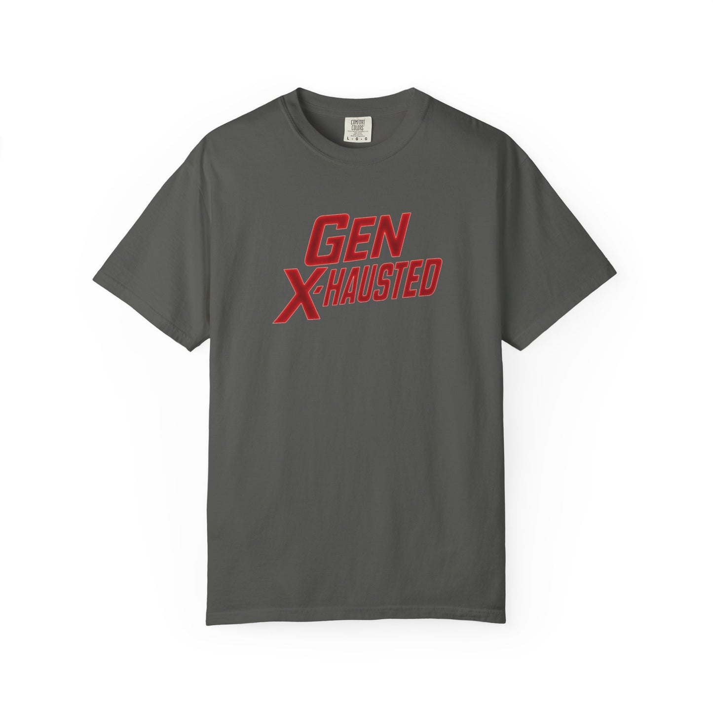 Gen X-Hausted Unisex T-Shirt, Vintage Style Tee, Funny Gift for Gen X, Casual Wear, Humor Shirt