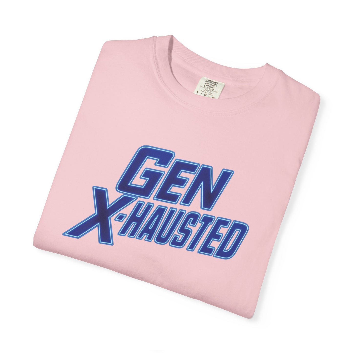 Gen X-Hausted Unisex T-shirt, Forgot Again Found Out Funny Tee, Gen X Humor Gift, Retro 80s 90s Shirt, Vintage Style Clothing