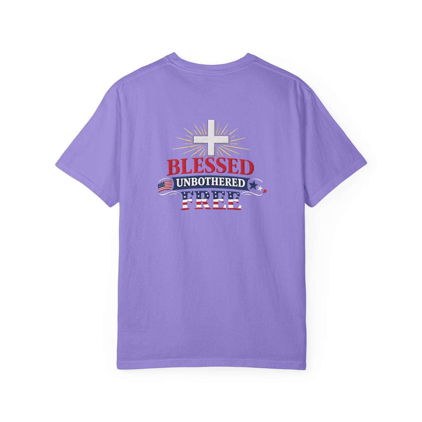 Blessed Unbothered Free cross | T-shirt