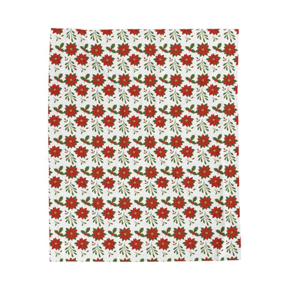 Cozy Christmas Plush Blanket, Soft Holiday Throw Blanket, Perfect for Winter Decor, Gift for Her, Warm Home Essentials