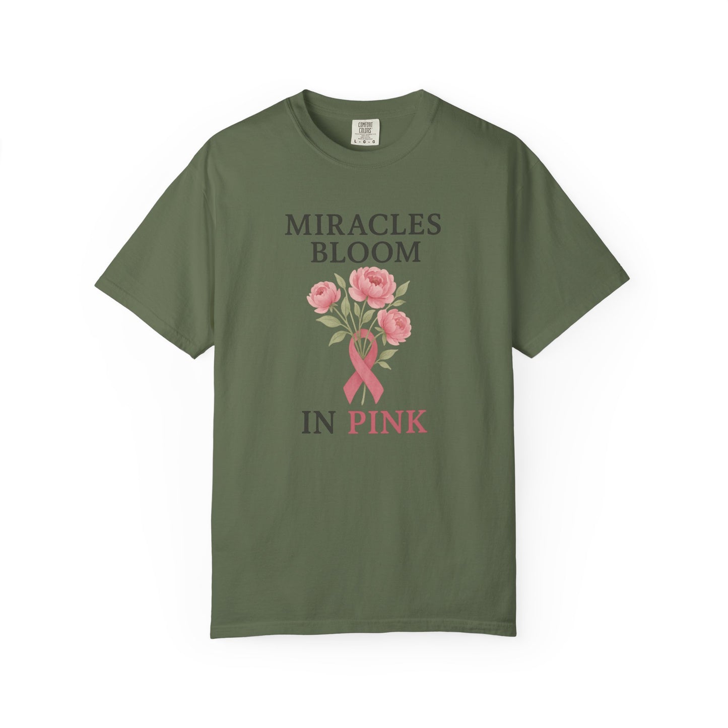 Breast Cancer Awareness T-Shirt, Floral Design for Charity Events, Gifts for Survivors, Unisex Apparel, Supportive Fashion