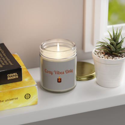 Cozy Vibes Scented Candles | Aromatherapy Gift, Home Decor, Relaxation, Eco-Friendly, Self-Care, Cozy Home