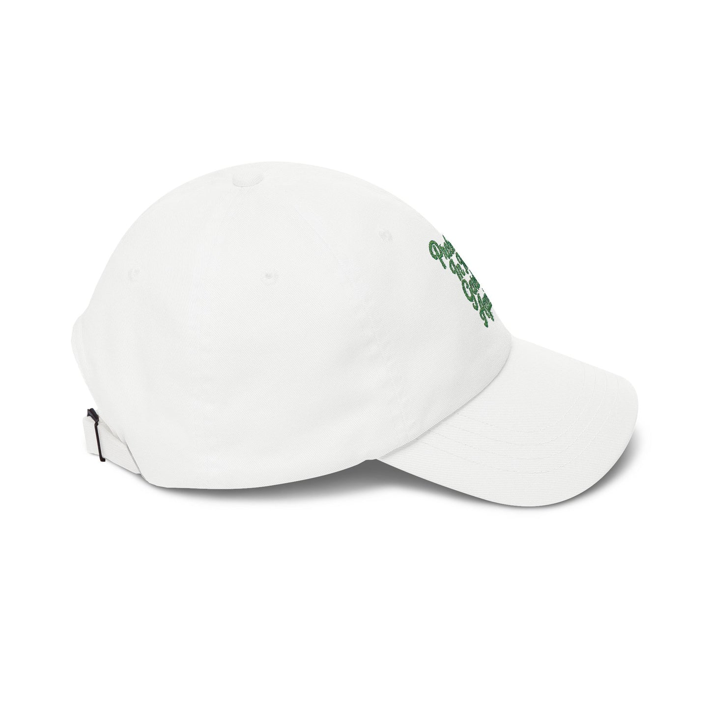 Probably In The Garden Again Dad Cap | Embroidered Floral Script hat