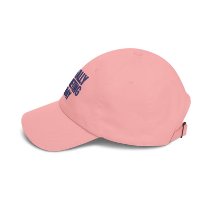 Mentally Crocheting Today Dad Cap | Embroidered Crochet Hat