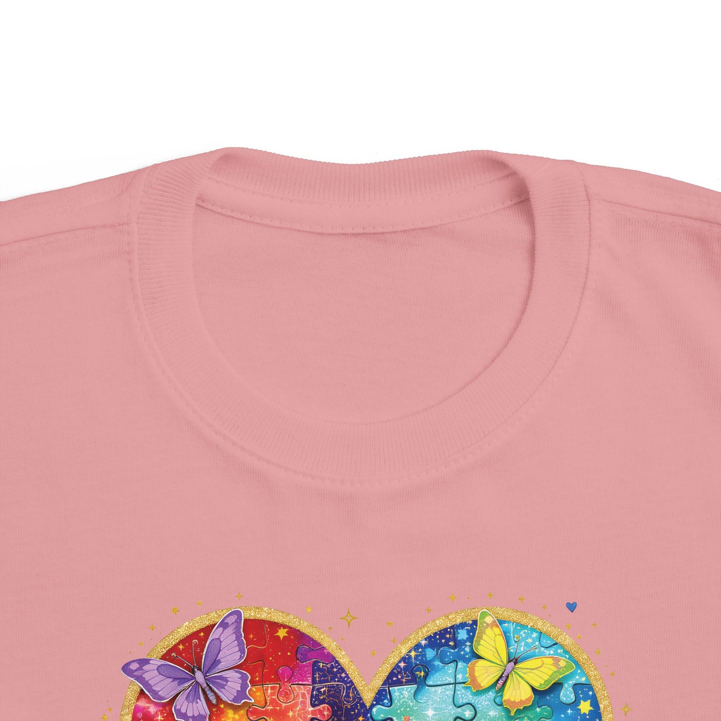 Autism Puzzle Heart Toddler Tee | Accept Understand Love