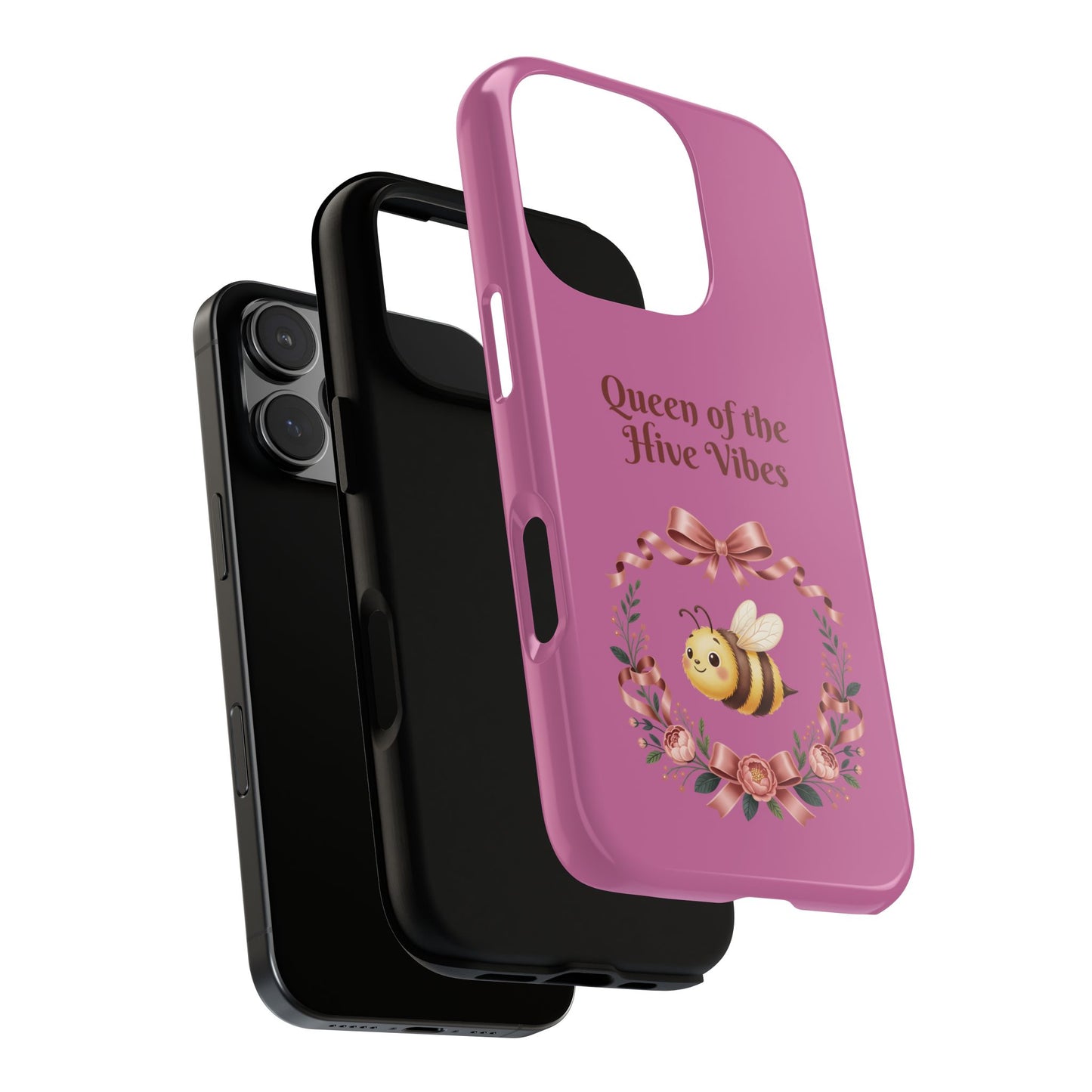 Queen of the Hive Bee Phone Case | Cute Floral Bee iPhone Case