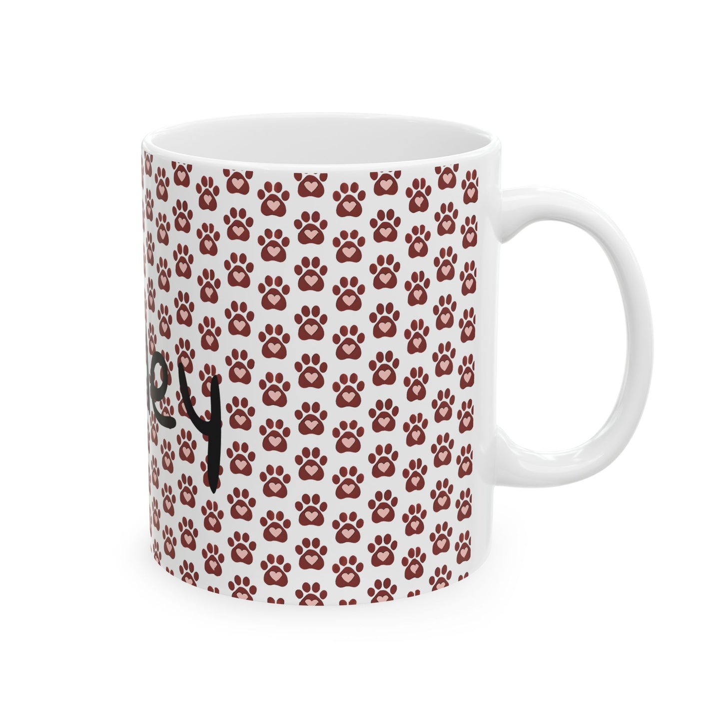 Paw Print Ceramic Mug - Perfect for Pet Lovers, Dog/Cat Gifts, Coffee/Tea Drinkware, Animal Enthusiasts, Birthday/Anniversary