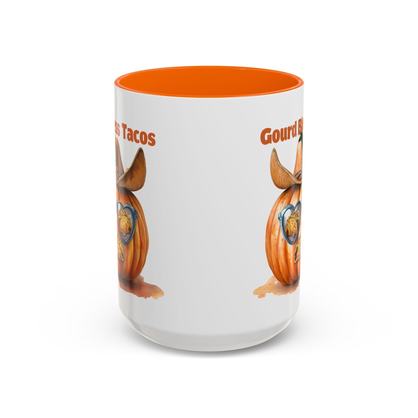 Gourd Bless Tacos Coffee Mug - Perfect for Fall, Halloween, Thanksgiving, Taco Lovers, Kitchen Decor
