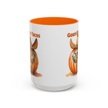 Gourd Bless Tacos Coffee Mug - Perfect for Fall, Halloween, Thanksgiving, Taco Lovers, Kitchen Decor