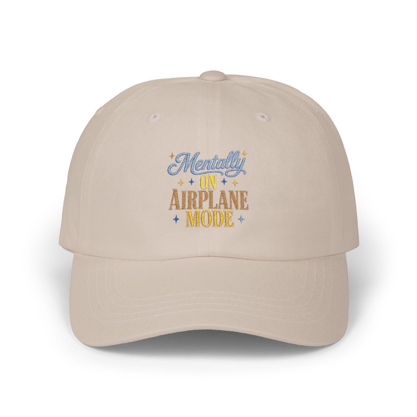 Mentally On Airplane Mode Dad Cap | Mental Health Humor