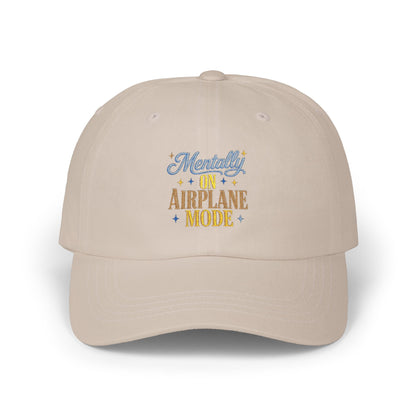 Mentally On Airplane Mode Dad Cap | Mental Health Humor