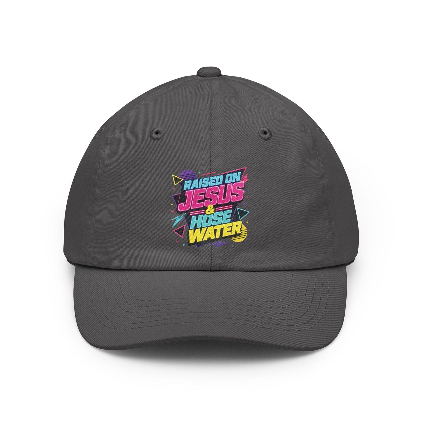 Raised on Jesus & Hose Water Gen X Humor Dad Hat