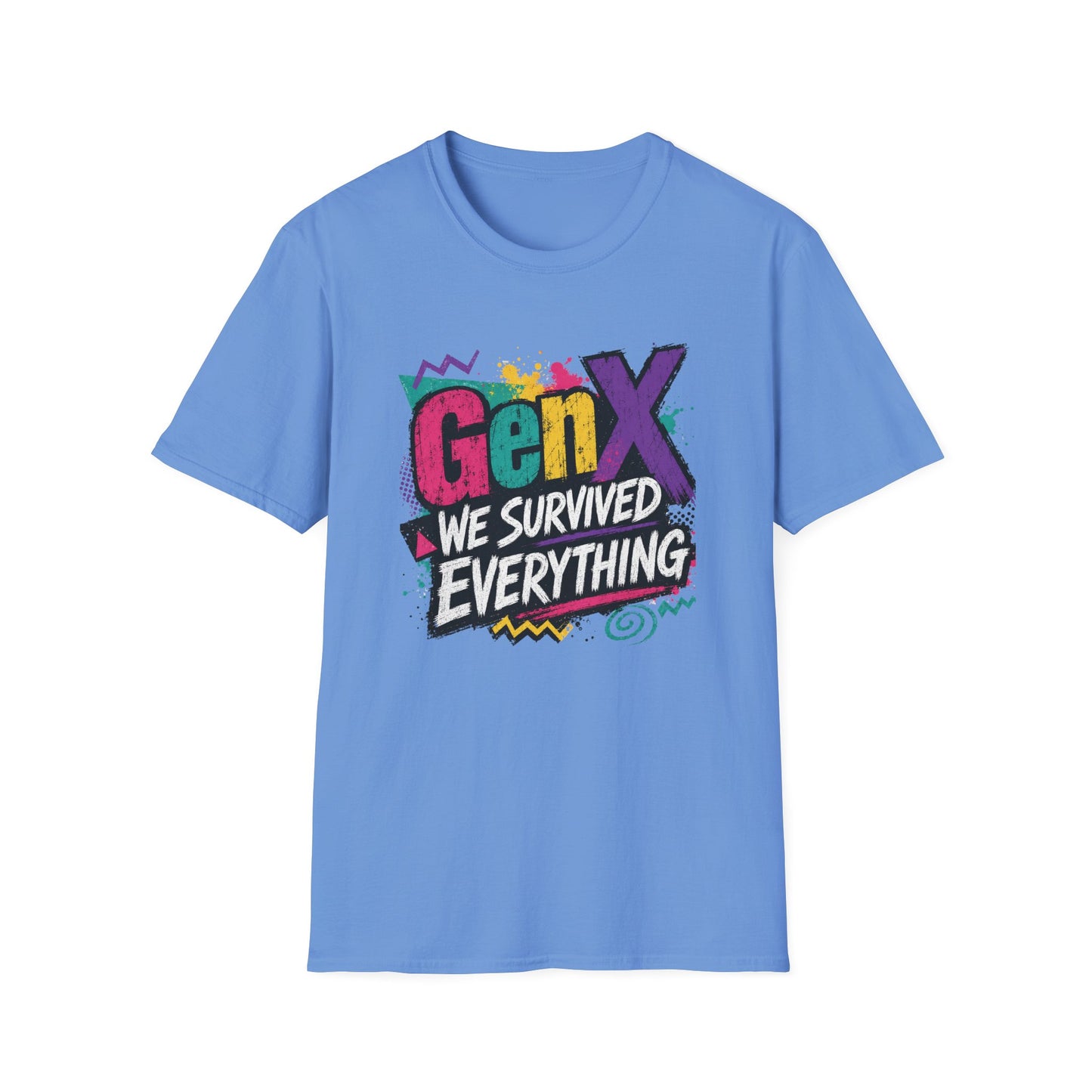 Gen X We Survived Everything T-Shirt | 90s Retro Graphic Tee