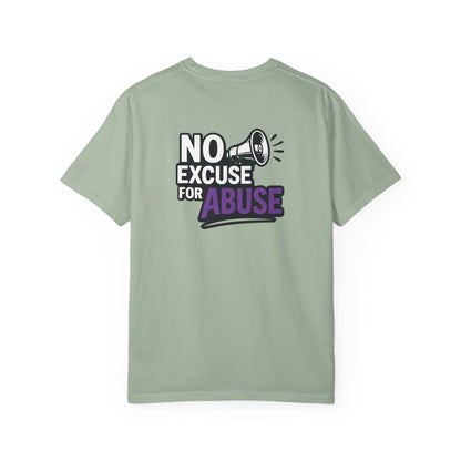 Empowering Unisex T-Shirt: "No Excuse for Abuse" - Casual Wear, Gift for Activists, Awareness Apparel, Comfort Tee