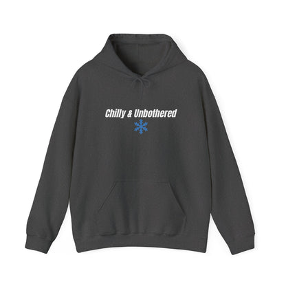 Chilly & Unbothered hoodie | Snowflake graphic sweatshirt