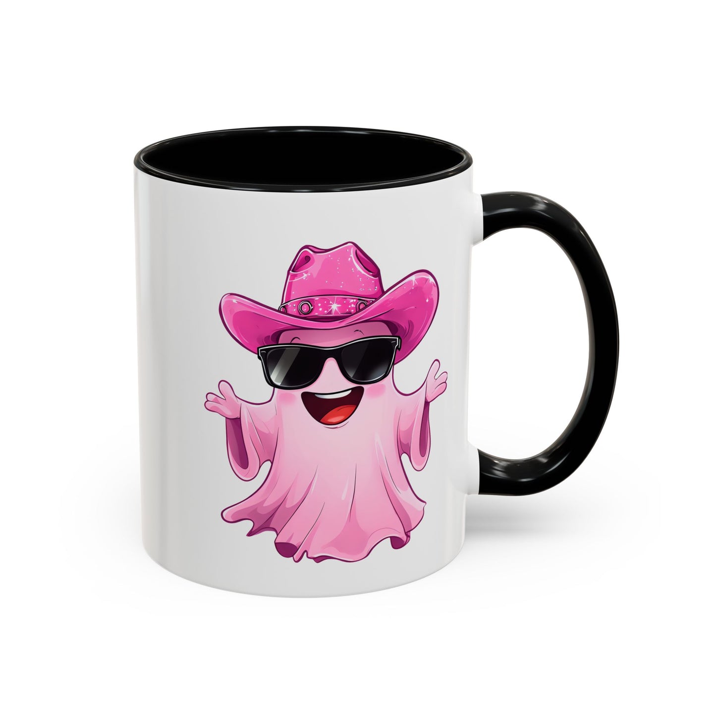 Playful Ghost Coffee Mug - Fun Halloween Drinkware, Cute Gift for Ghost Lovers, Perfect for Fall, Coffee Lovers, Halloween Decor