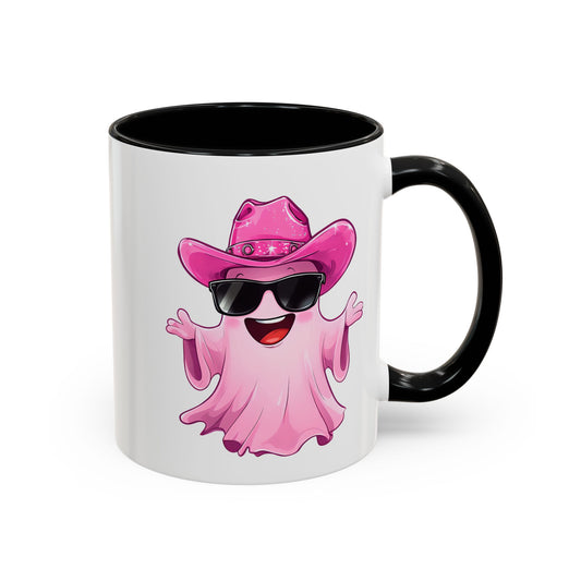 Playful Ghost Coffee Mug - Fun Halloween Drinkware, Cute Gift for Ghost Lovers, Perfect for Fall, Coffee Lovers, Halloween Decor
