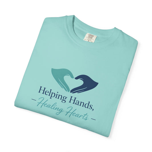 Helping Hands Healing Hearts Occupational Therapist T-shirt | OT Appreciation