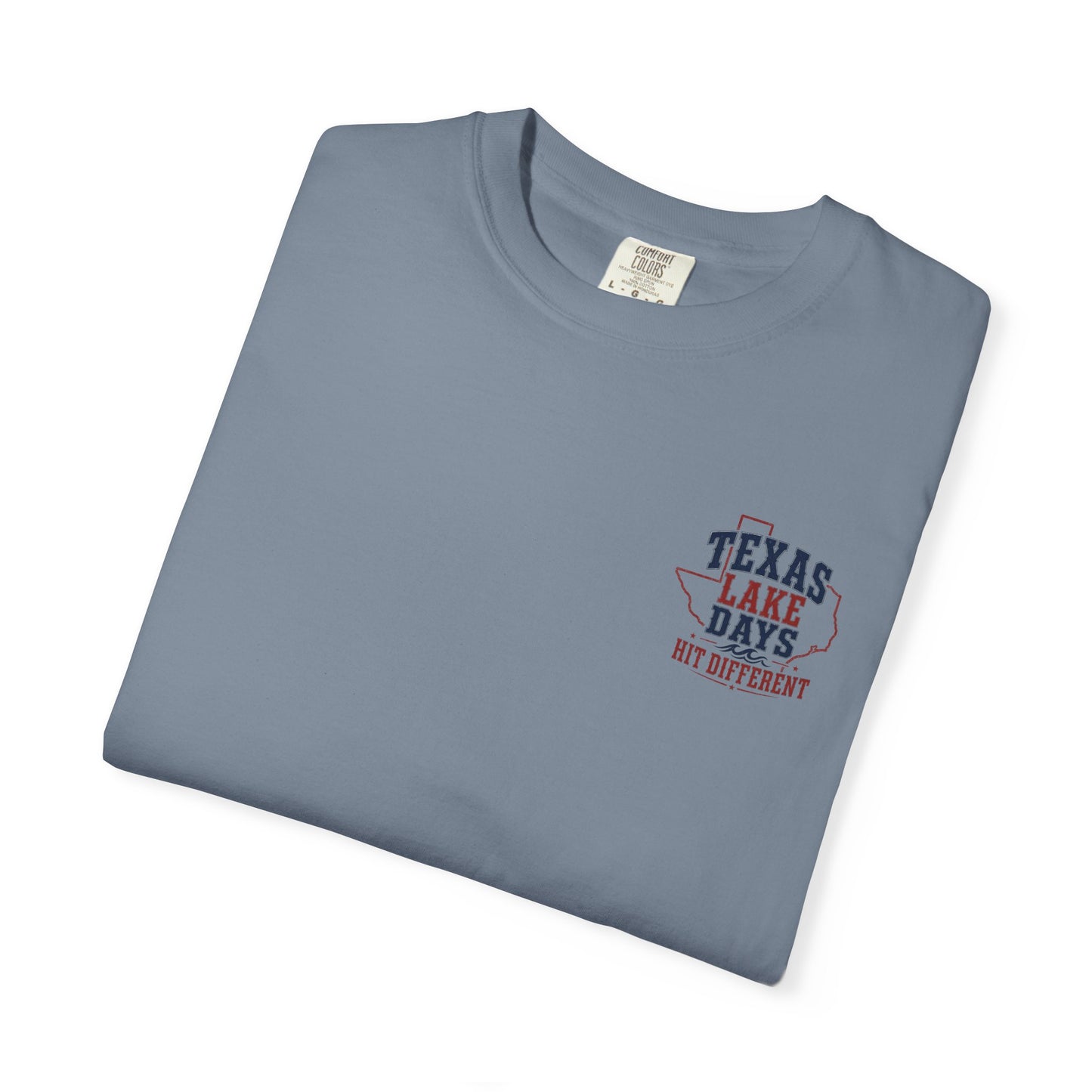 Texas Lake Days Hit Different T-shirt | State Outline Lake Life