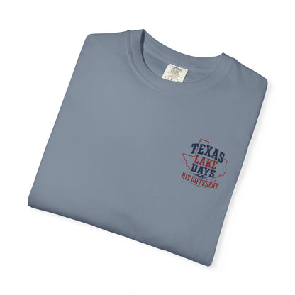Texas Lake Days Hit Different T-shirt | State Outline Lake Life