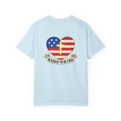 Freedom Blessed to Be Free Unisex T-shirt, Inspirational Tee, Positive Vibes Shirt, Gift for Him or Her, Casual Top, Comfortable Clothing