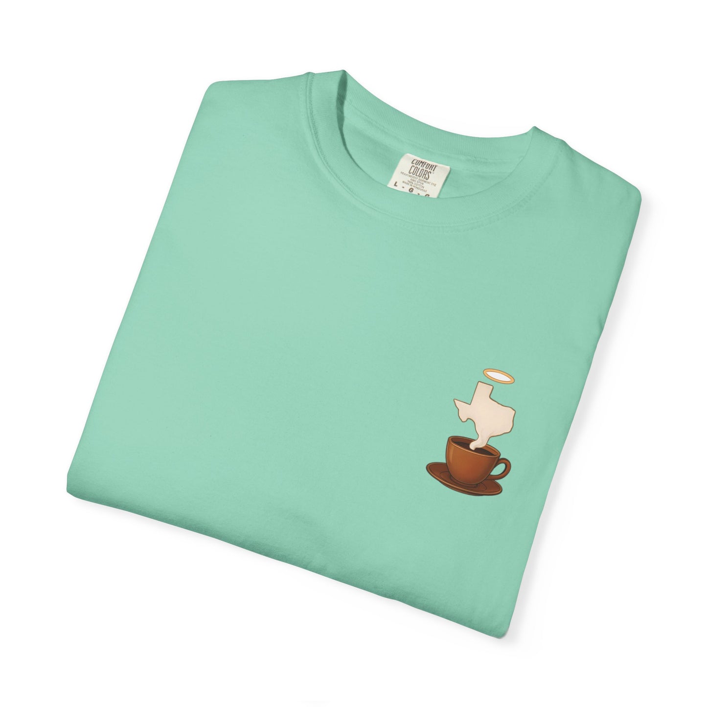 Blessings Brewed T-Shirt, Faith-Inspired Tee, Coffee Lover Gift, Texas Pride Apparel, Unisex Casual Wear