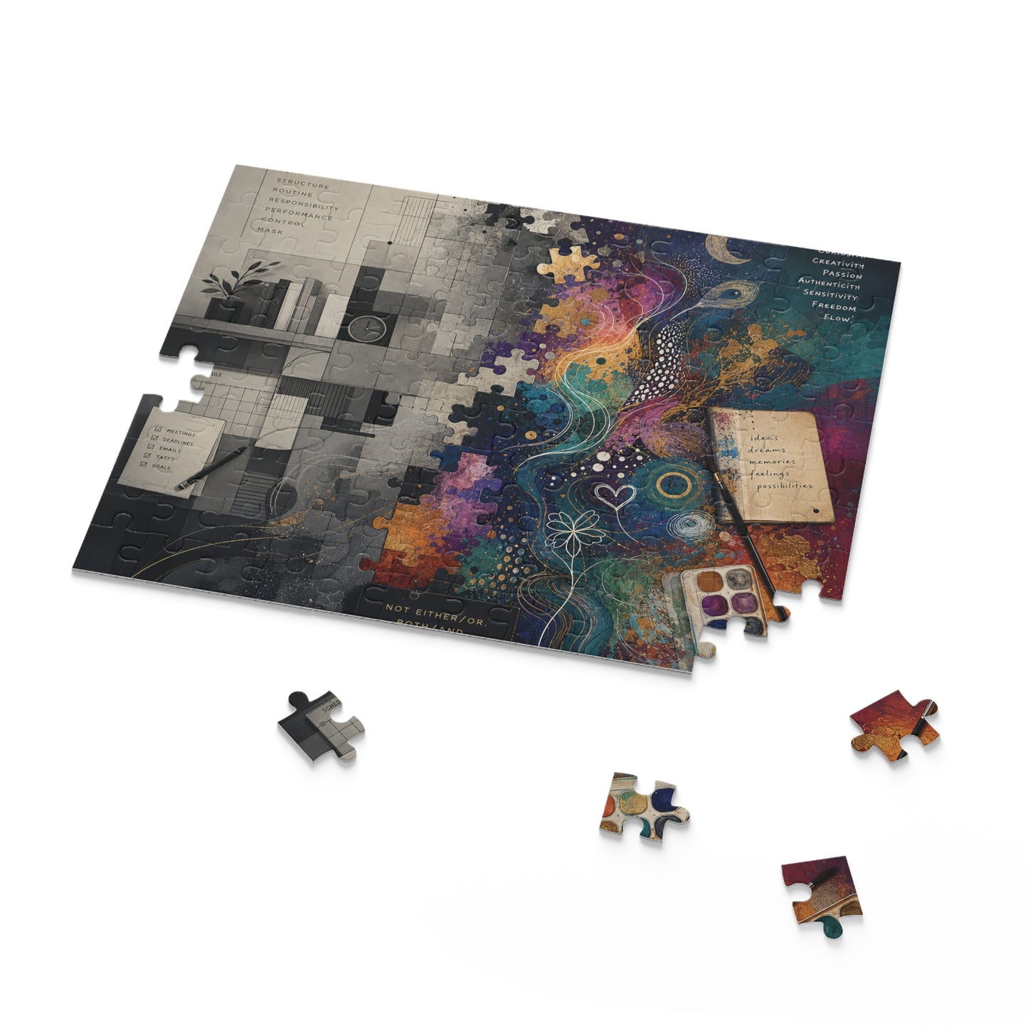 Masking vs Unmasking Neurodivergent Sensory Puzzle