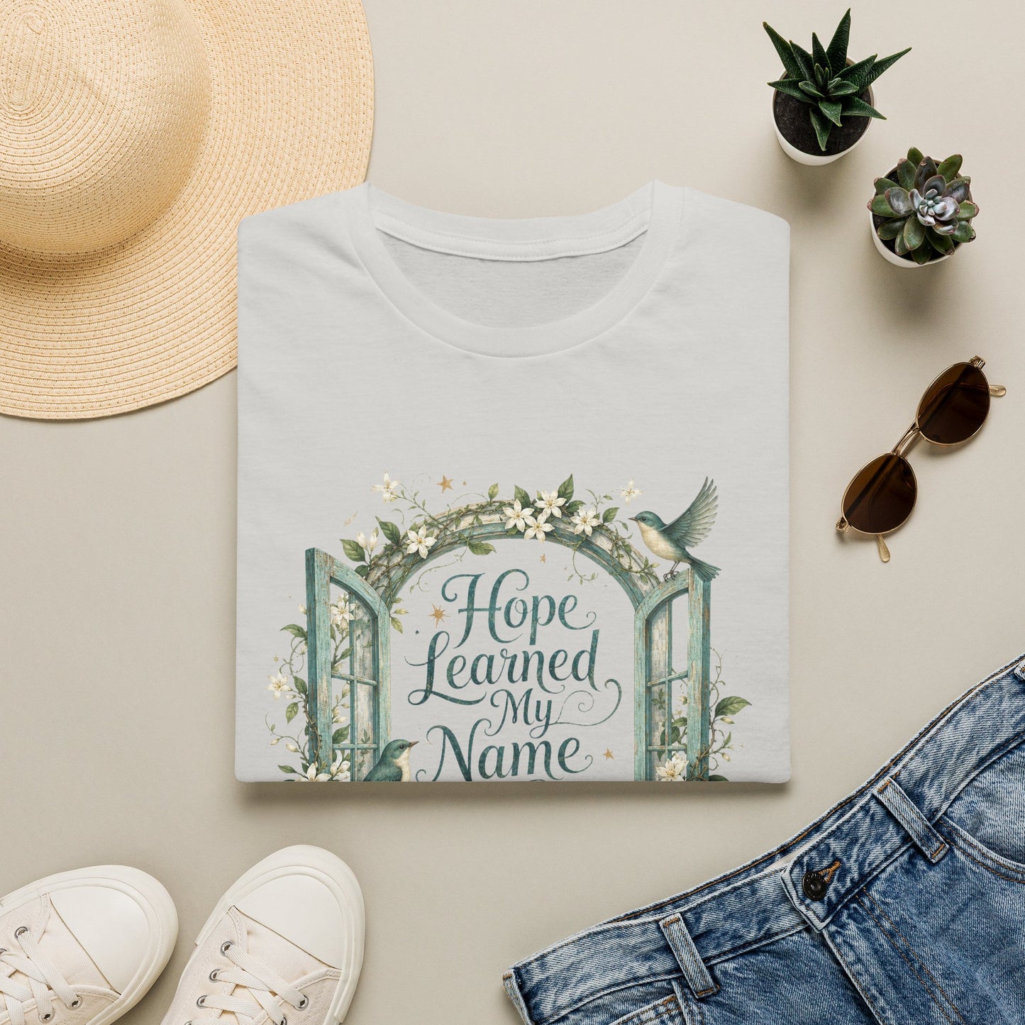 Hope Learned My Name T-Shirt | Abuse Survivor Inspiration