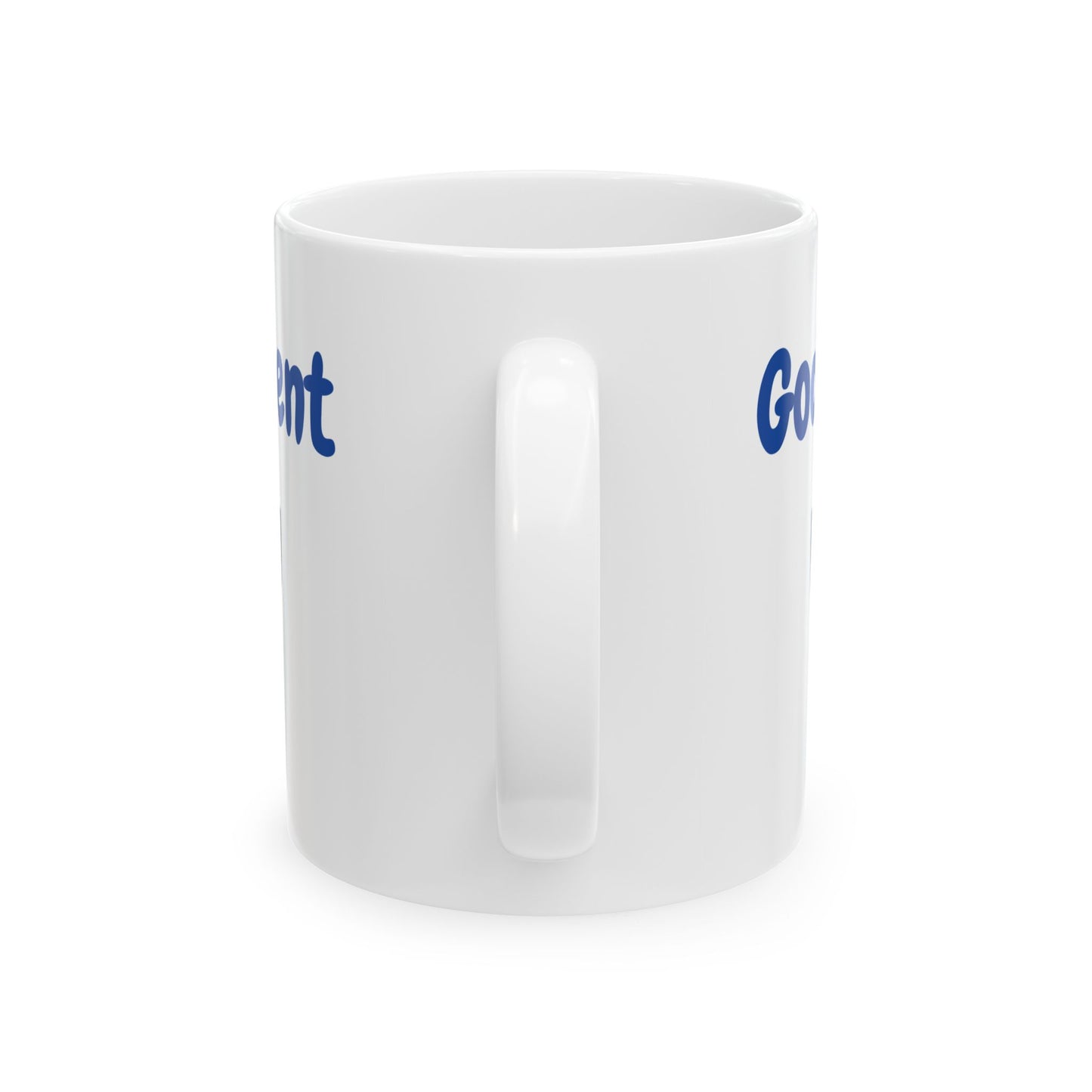Godfident Christian Faith Ceramic Mug, Inspirational Coffee Cup for Believers, Religious Gift, Pastor, Church Kitchen Decor, Tea Mug