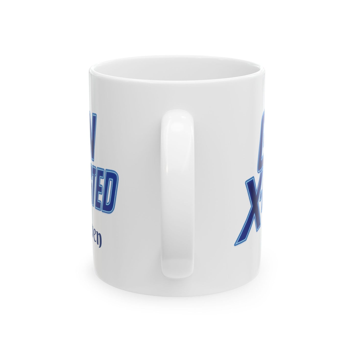 Gen X-Hausted Ceramic Mug, Personalized Funny Coffee Cup for Generation X, Birthday Gift, Office Humor, Sarcastic Quote, Work from Home Mug