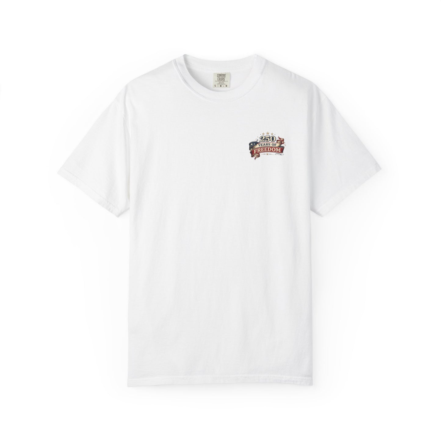 250 Years of Freedom T-shirt | American Flag Ribbon Patriotic Tee