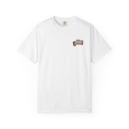 250 Years of Freedom T-shirt | American Flag Ribbon Patriotic Tee