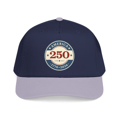 America 250 1776-2026 Patch Mid Profile Baseball Cap | 250th Anniversary Celebration