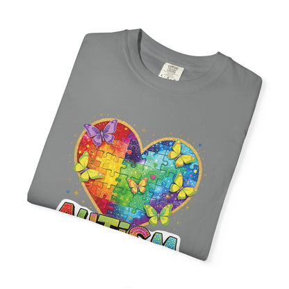 Autism Puzzle Heart T-shirt | Accept Understand Love