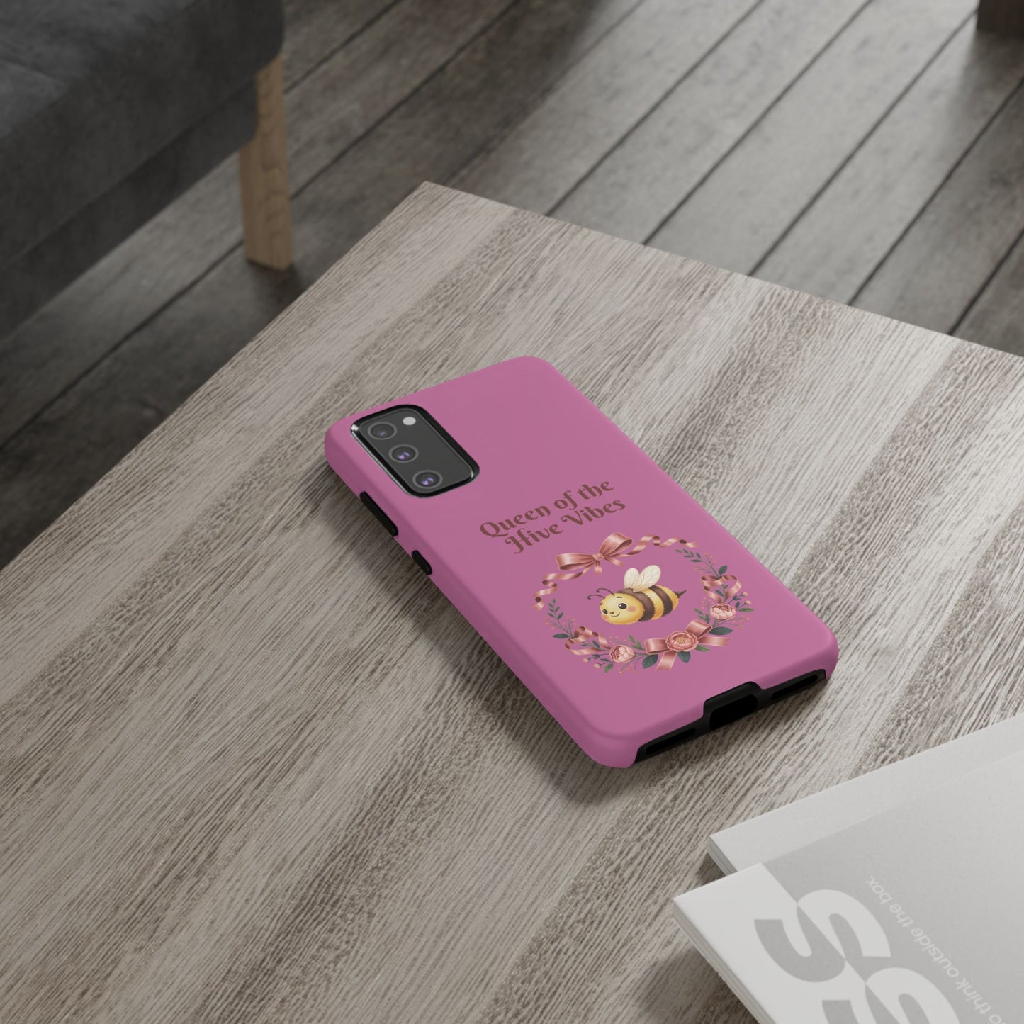 Queen of the Hive Bee Phone Case | Cute Floral Bee iPhone Case
