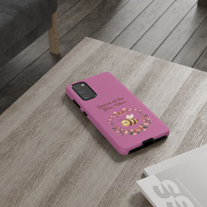 Queen of the Hive Bee Phone Case | Cute Floral Bee iPhone Case