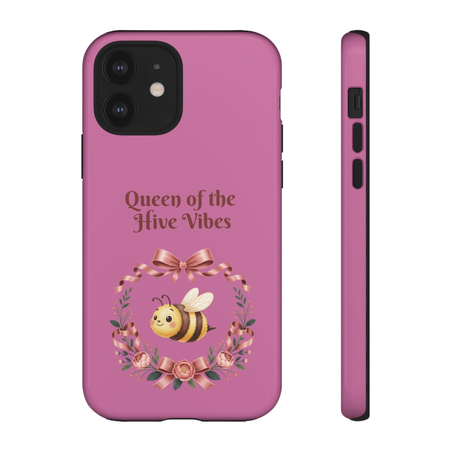 Queen of the Hive Bee Phone Case | Cute Floral Bee iPhone Case