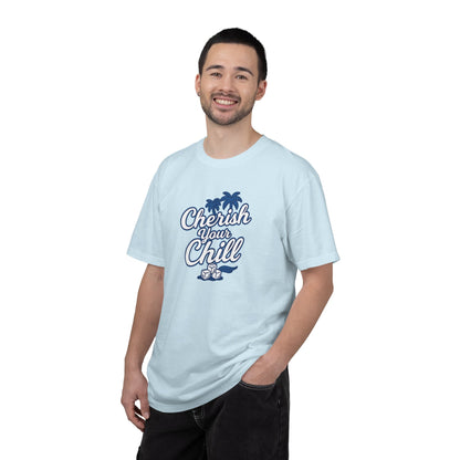 Cherish Your Chill T-Shirt, Unisex Relaxed Fit Tee, Beach Vibes Shirt, Summer Casual Wear, Gift for Friends, Vacation Essentials