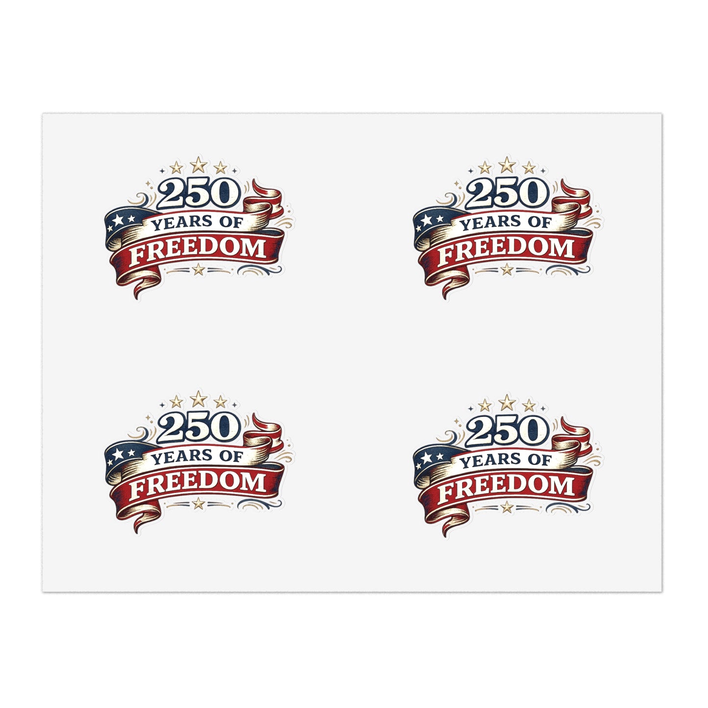 America 250th Anniversary Semiquincentennial Stickers | Freedom Sticker Sheets