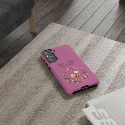 Queen of the Hive Bee Phone Case | Cute Floral Bee iPhone Case