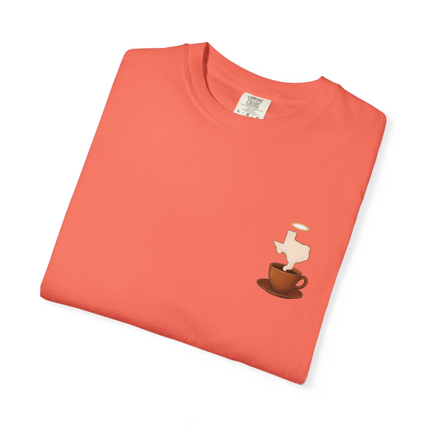 Blessings Brewed T-Shirt, Faith-Inspired Tee, Coffee Lover Gift, Texas Pride Apparel, Unisex Casual Wear