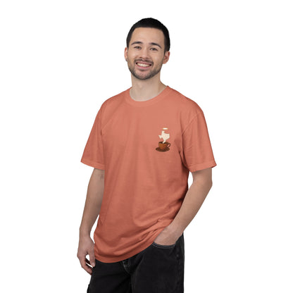 Blessings Brewed T-Shirt, Faith-Inspired Tee, Coffee Lover Gift, Texas Pride Apparel, Unisex Casual Wear