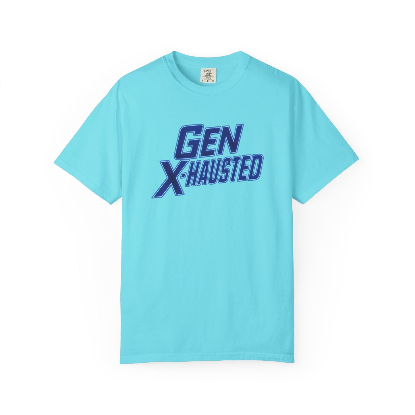 Gen X-Hausted Unisex T-shirt, Forgot Again Found Out Funny Tee, Gen X Humor Gift, Retro 80s 90s Shirt, Vintage Style Clothing