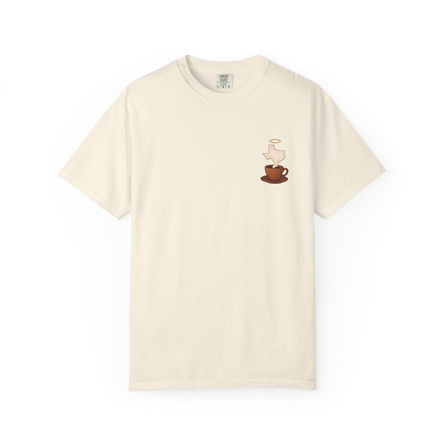 Blessings Brewed T-Shirt, Faith-Inspired Tee, Coffee Lover Gift, Texas Pride Apparel, Unisex Casual Wear